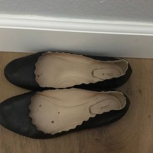 Black Chloe Ballet Flats